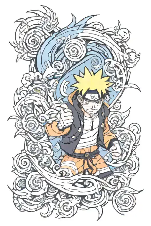 Naruto Related Tatto Design