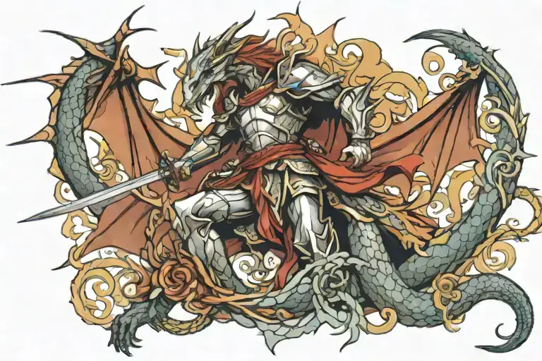 Saint George Killing A Dragon