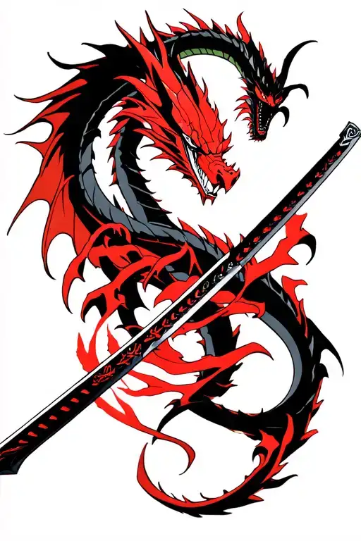 Bleach Dragon Katana
