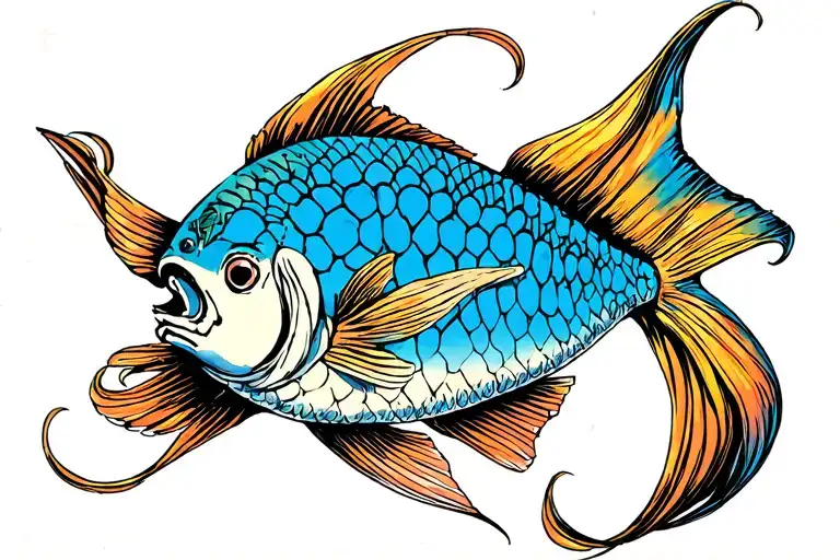 1974 Birthyear And A Pisces