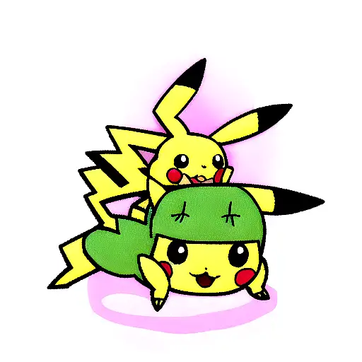 Pikachu On A Cactus