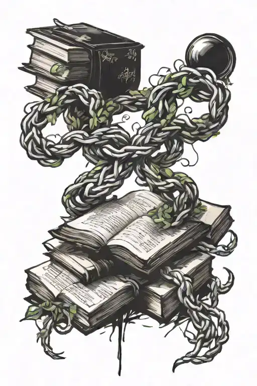 Books Knots Dark Nature