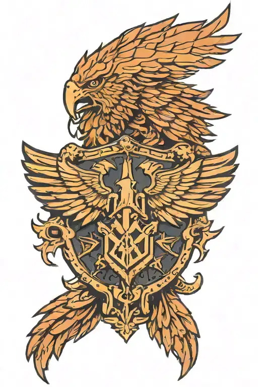 Wulf Wings Shield Warhammer 40K Astartes