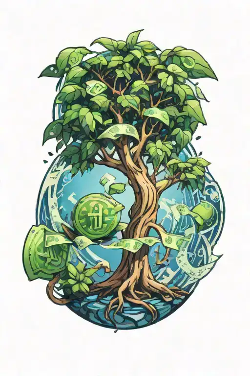 Money Tree Growing