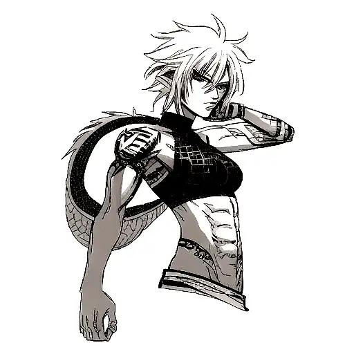 Dragon Tattoo Meant To Wrap Around The Forearm