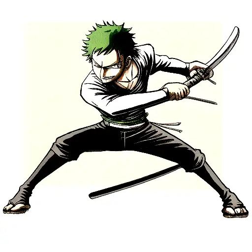 The Three Swords Zoro From One Piece Uses