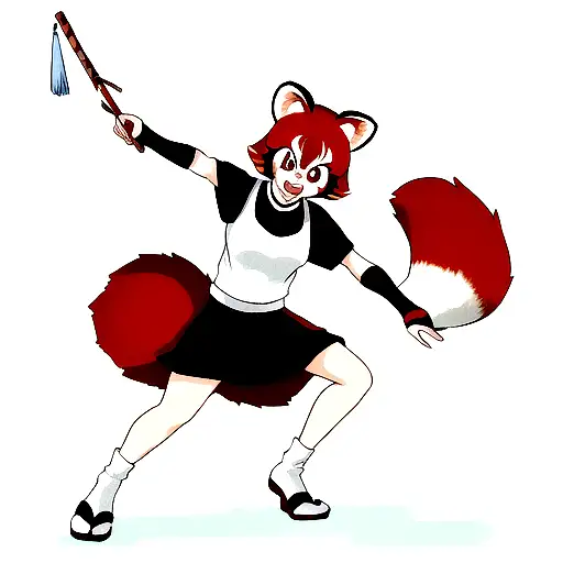 Fierce Red Panda