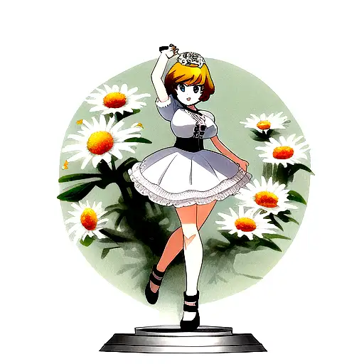 Daisy Figure With Knife