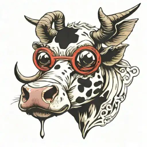 Cow With Alien Face One Eye