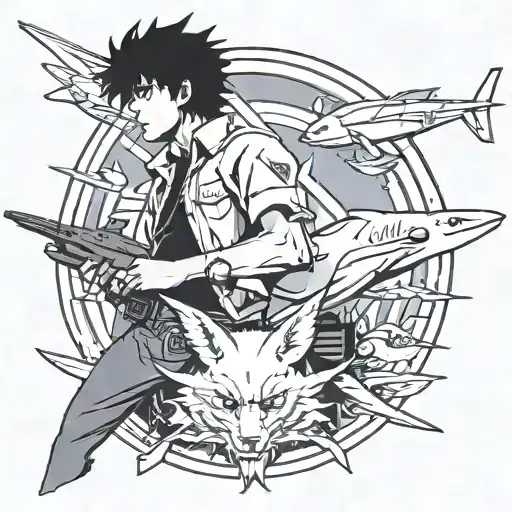 Cowboy Bebop 80S Anime Aesthetic Swordfish