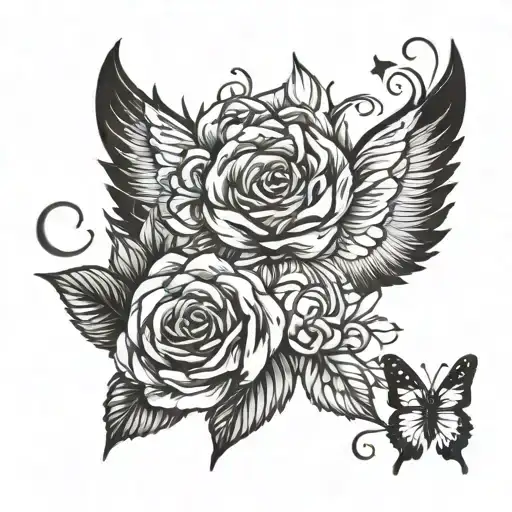 Memorial Tatto For My Grandma Grandpa And Father