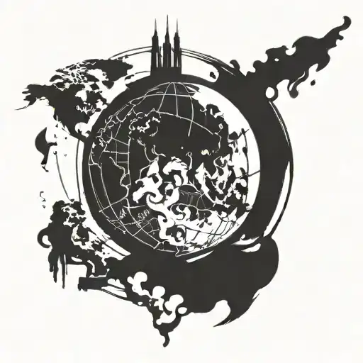 Globe Symbolizing The Client's