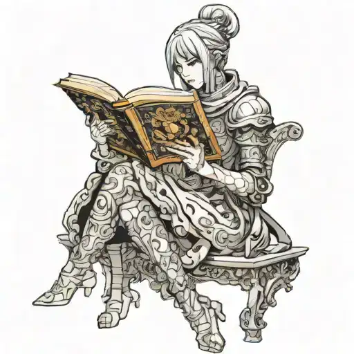 Body Gender Dark Souls Posing As Lady Profile Reading An Opened