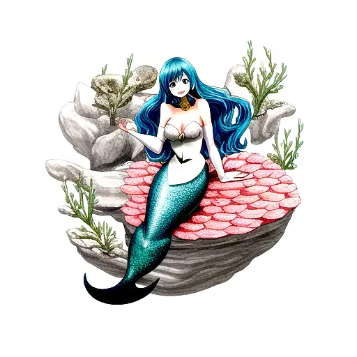 Mermaid Inside An Oyster