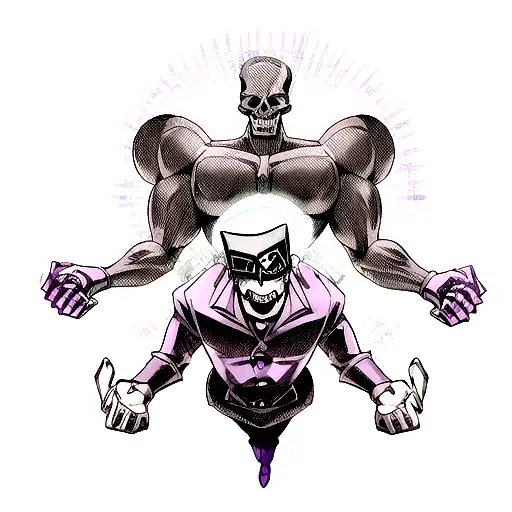 Skull Killer Queen Jojo's Diamond It's Unbreakable