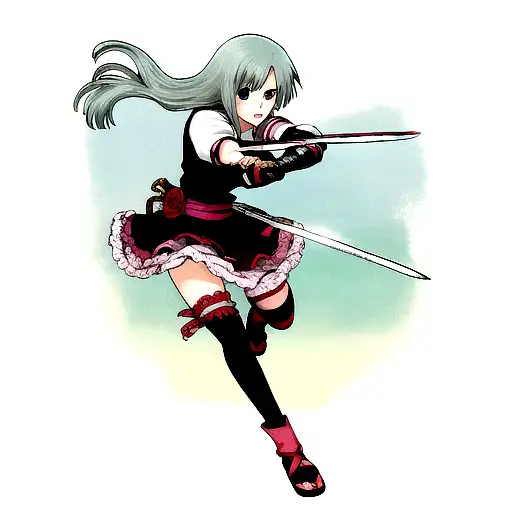 Anime Girl With Sword