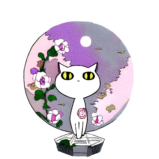 Moon Cat Flowers