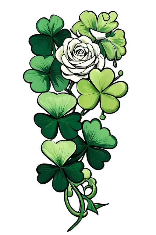 Shamrock And Roses