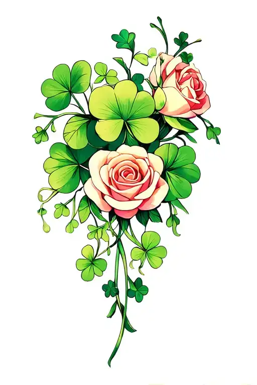 Shamrock And Roses