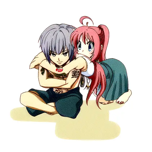 Tattoo Of Leo And Chichi Playing