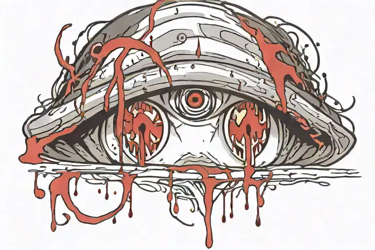 Itachi Uchiha Eyes Blood Dripping