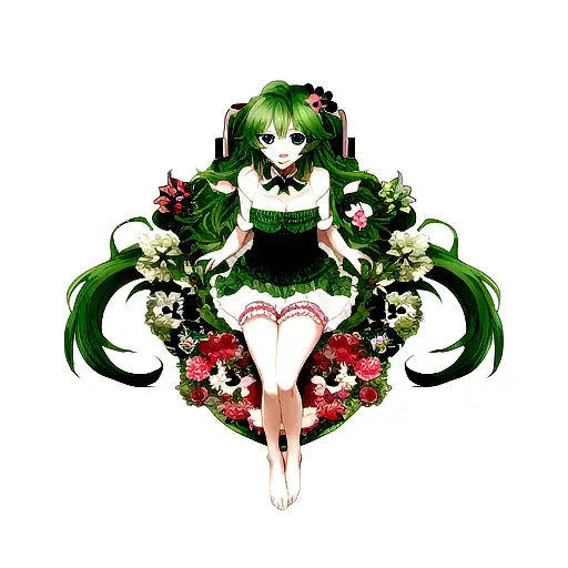 Poker Card Four Leaf Clover Lily Flower