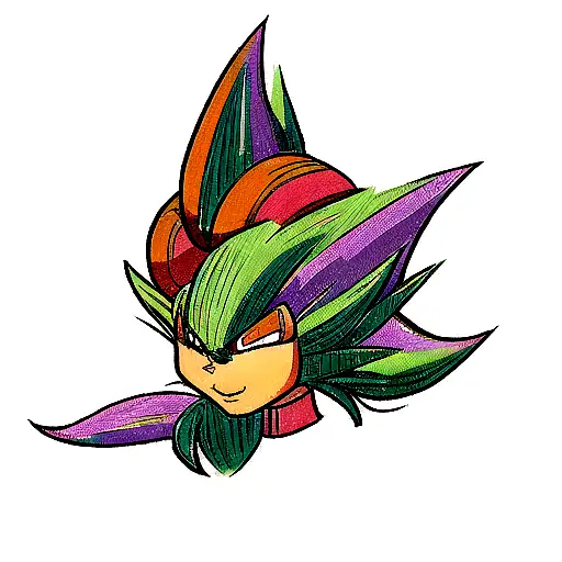 Combine The Dragon Balls And Anime Characters In A Traditional Tattoo Design