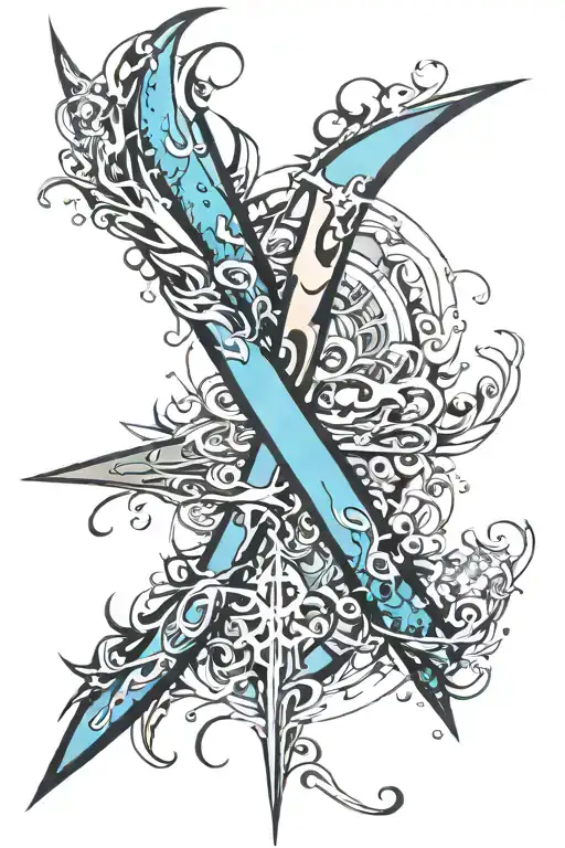 Script C With A Small X Above