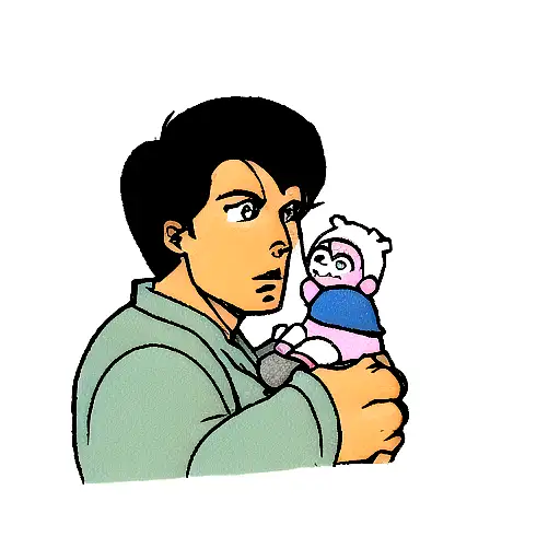 Jason Holding Baby
