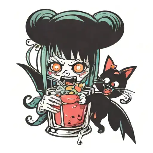 Creepy Kawaii Cocktail Shaker