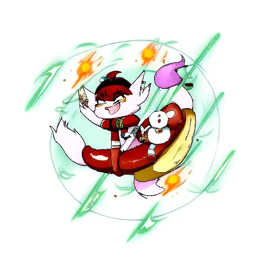 Dragon Fox Space Hotdog