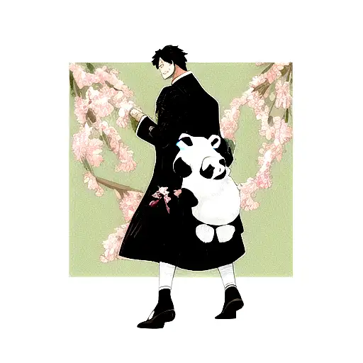 Panda Con Traje