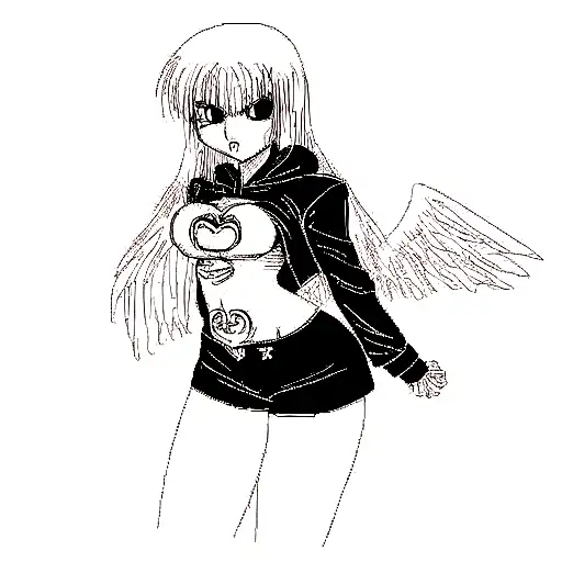 Dark Angel With Hood