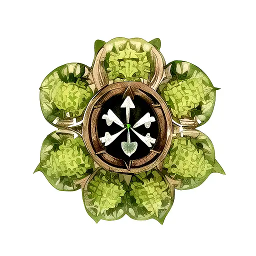 4-Leaf Clover With The Smile Of Asta And His Demon