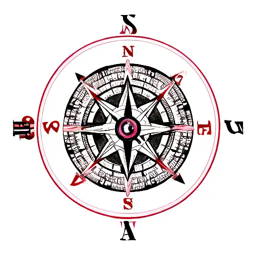 Lotus Within A Compass