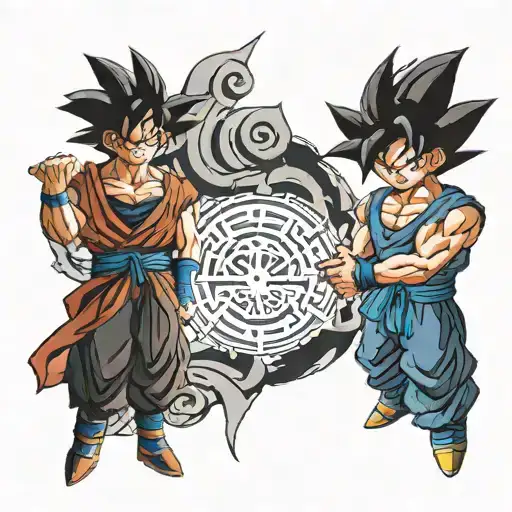 Goku Black With Sukuna's Mark