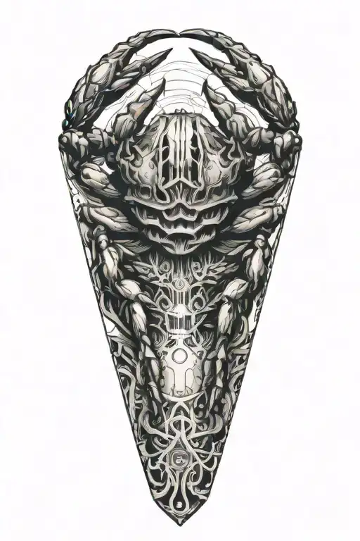 Surgical Opening With Crab Crawling Out