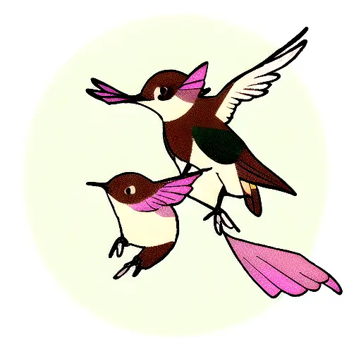 Hummingbird & Squirrel