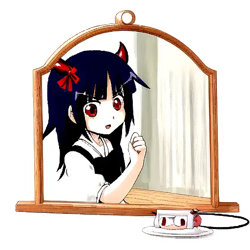 Nesuko And Nesuko Demon On Miror