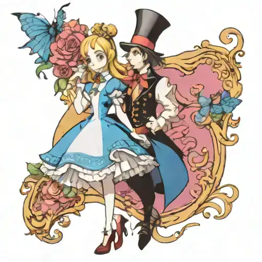 Characters From The Alice In Wonderland
