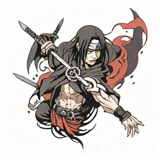 Itachi Uchiha In Greek Style