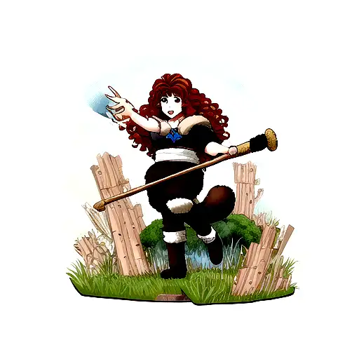 Bear Merida With Word Brave