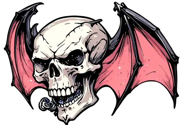 Celestial Bat Skull