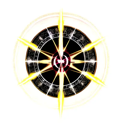 Magic Circle With Lightning