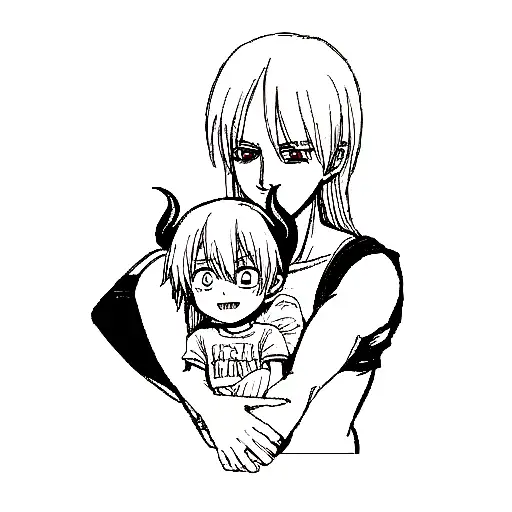 Demon Holding A Boy