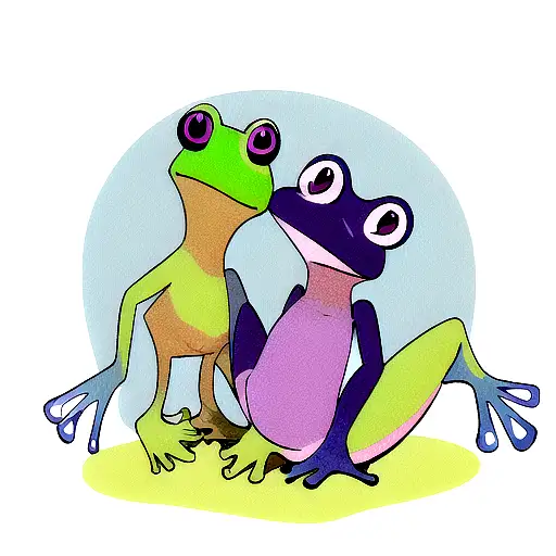 Frogs In Love