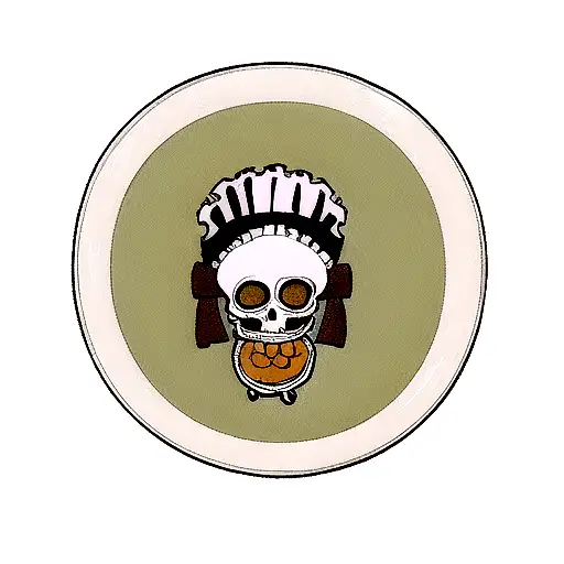 Chef Mexican Skull
