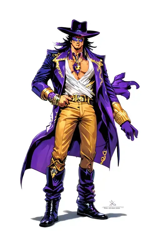 Jotaro Kujo And Star Platinum