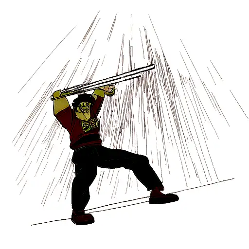 A Fire Fighter Lifting Weights With A Sun Shining In The Background