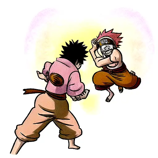 One Piece And Naruto Fight